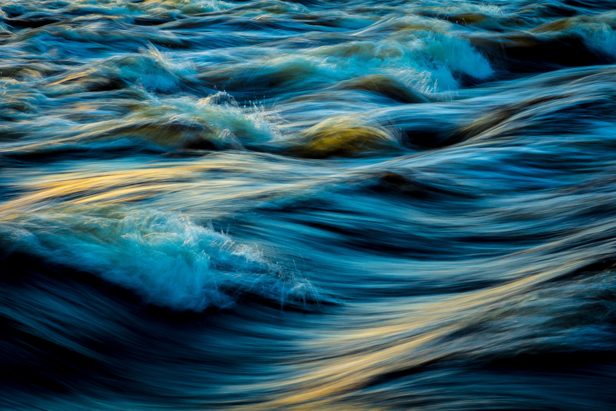 Macro Photography of Water Waves